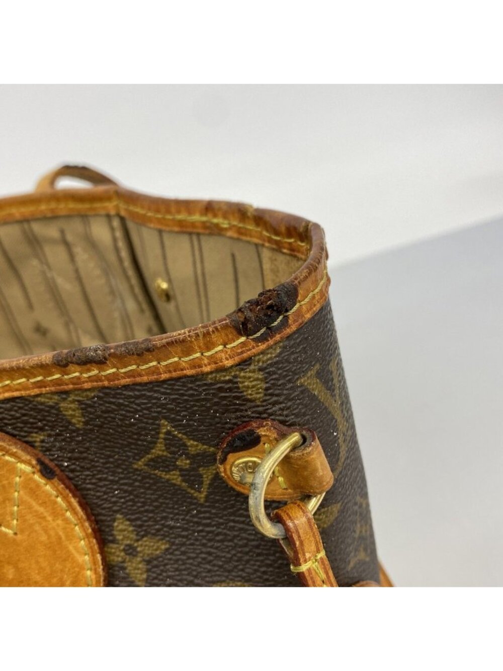 Louis Vuitton Tote Monogram Neverfull PM Brown - Picture 6 of 10